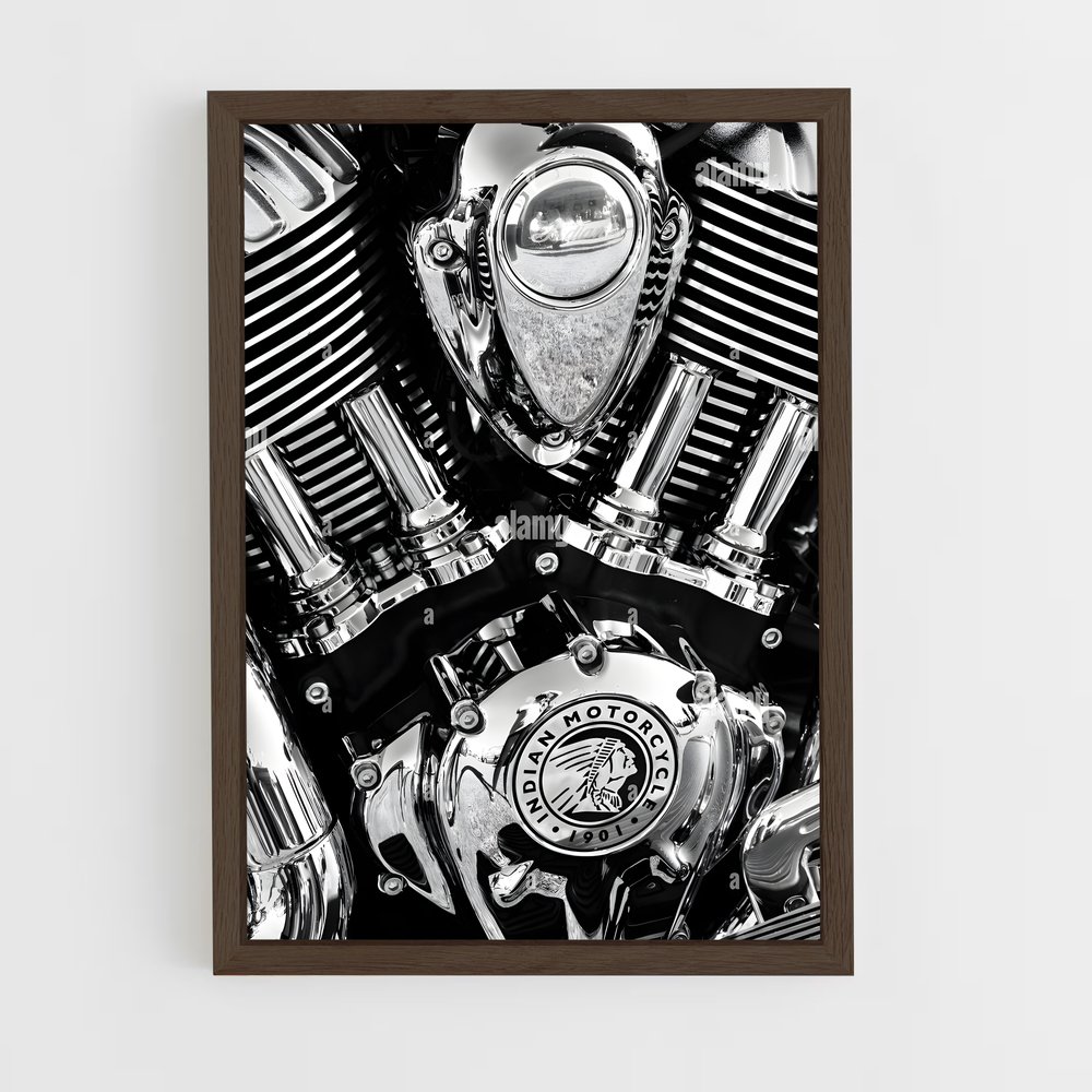 Poster Moteur Vintage – affiche Indian Motorcycle (vue 5)