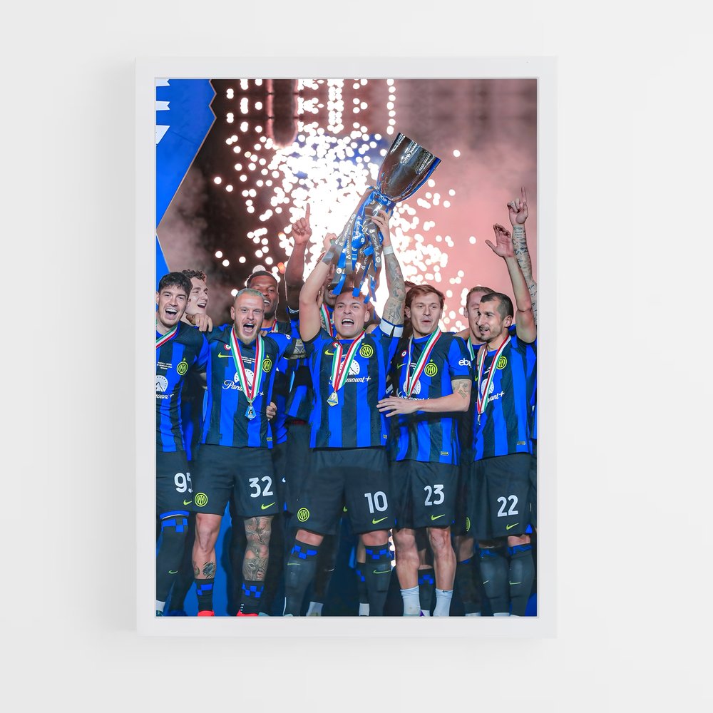 Poster Inter Milan Victoire – affiche Football (vue 3)