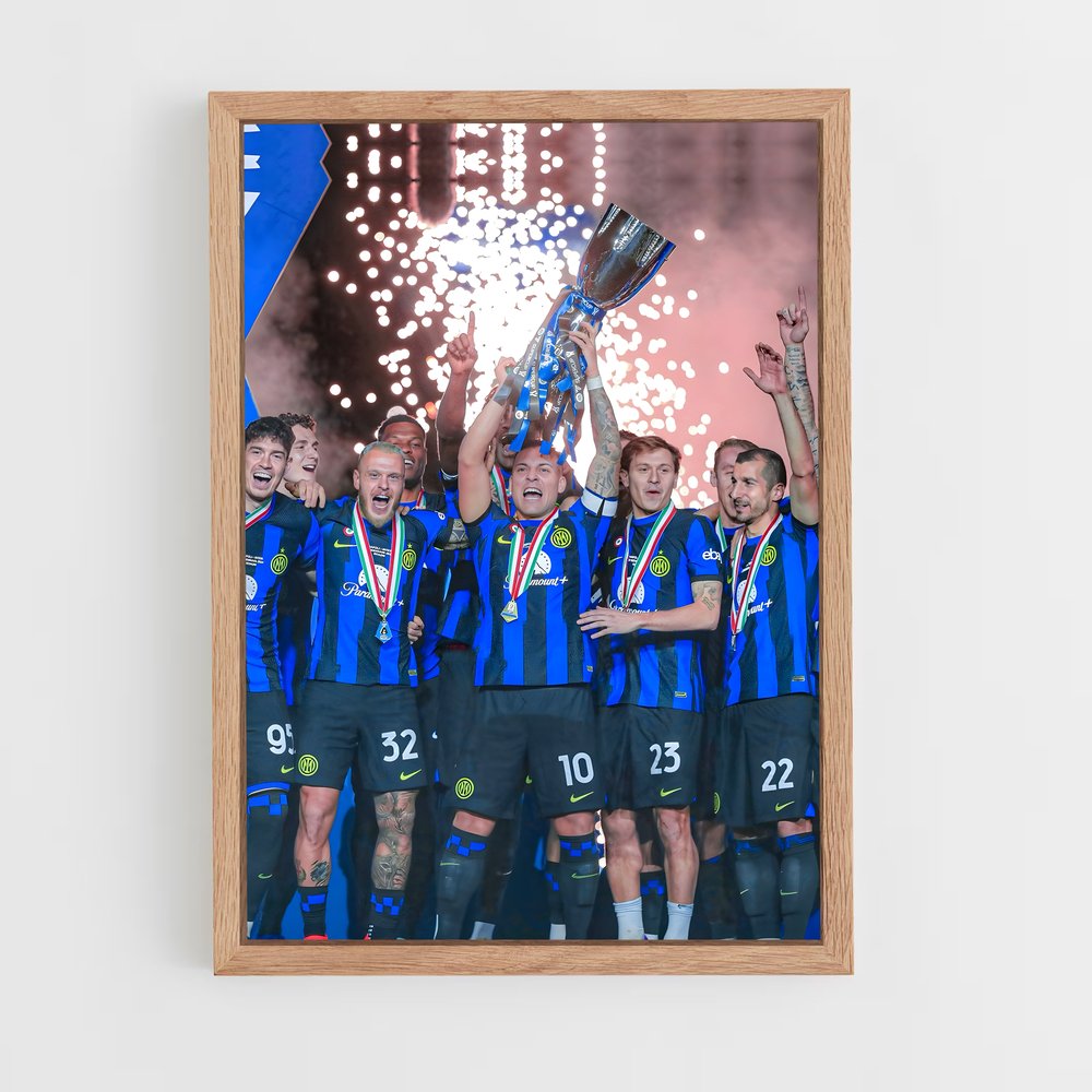 Poster Inter Milan Victoire – affiche Football (vue 4)