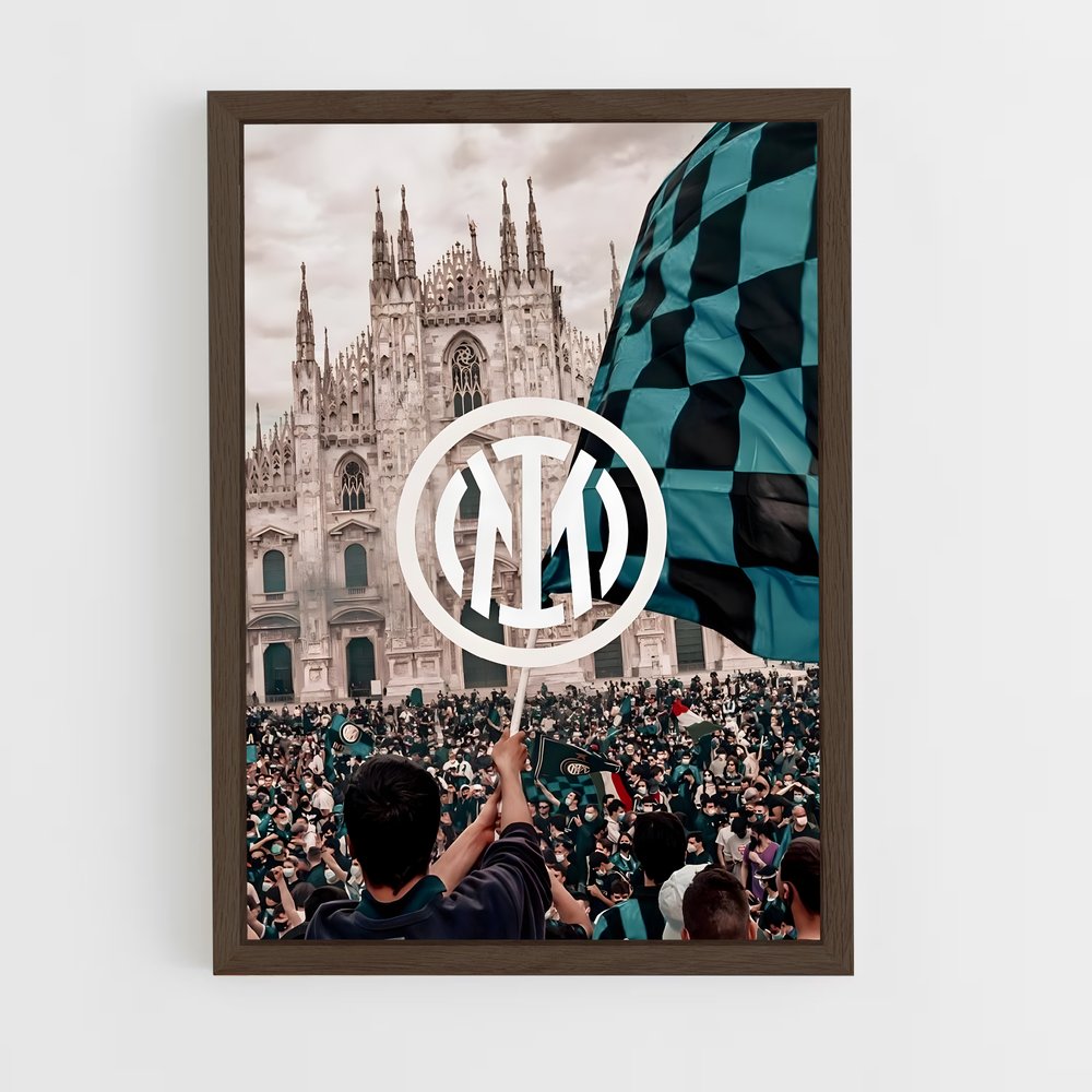 Poster Inter Milan Cathédrale – affiche Football (vue 5)