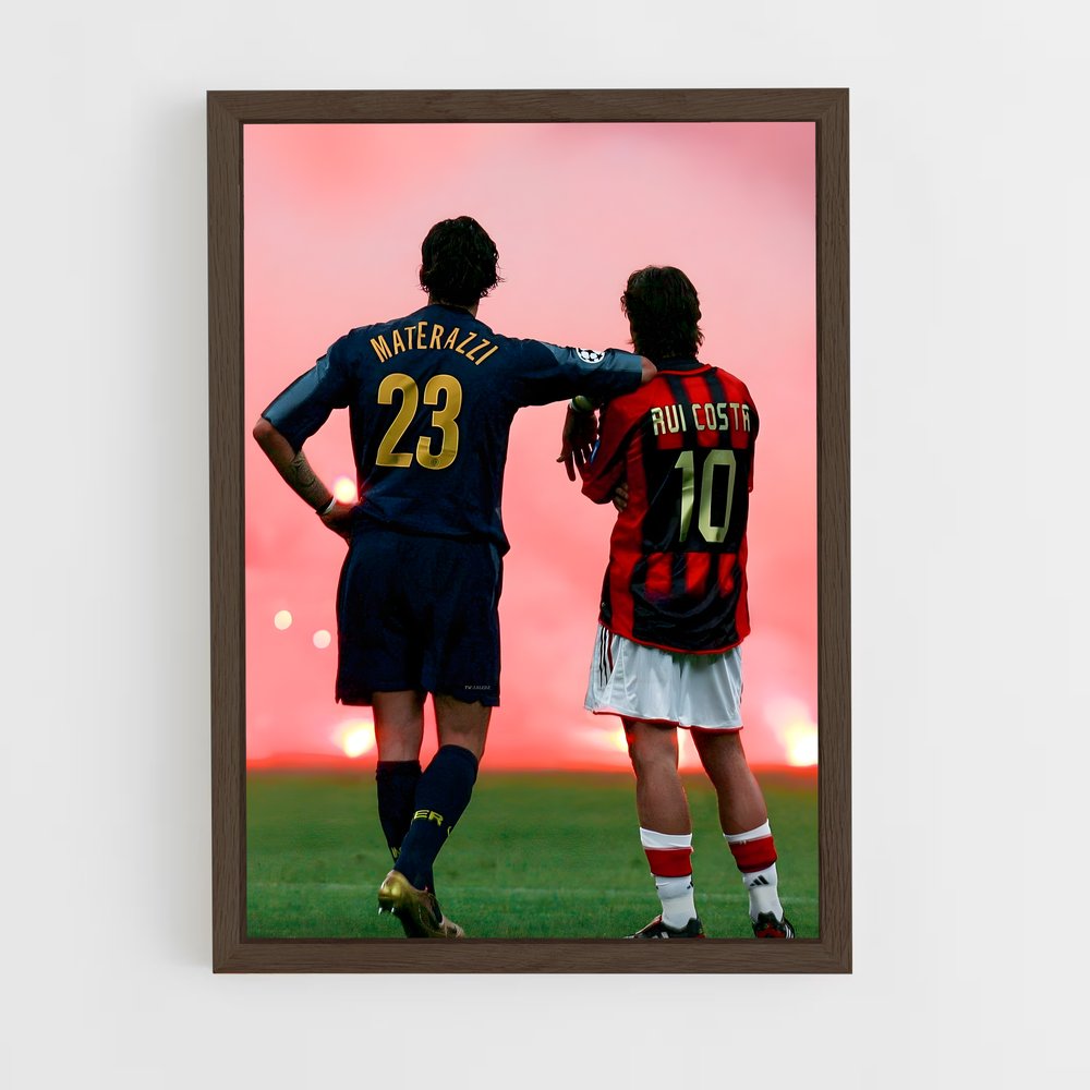 Poster Inter Milan Materazzi – affiche Football (vue 5)