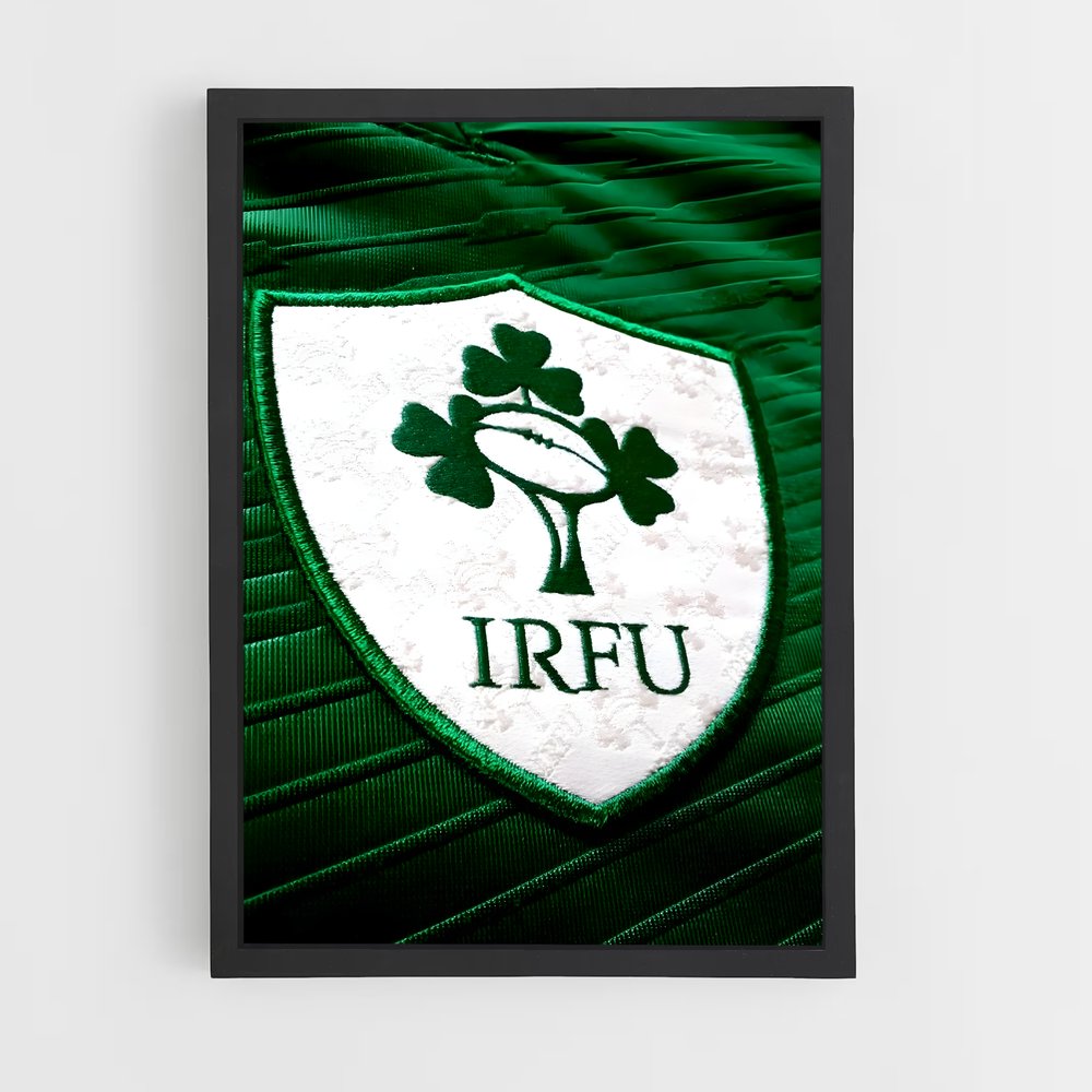 Poster Rugby Irlande (vue 2)