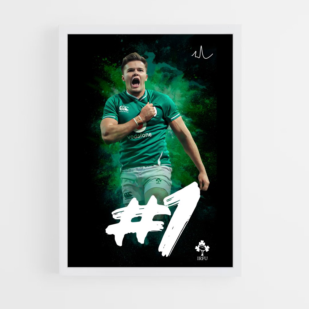 Poster Rugby Irlandais #1 (vue 3)