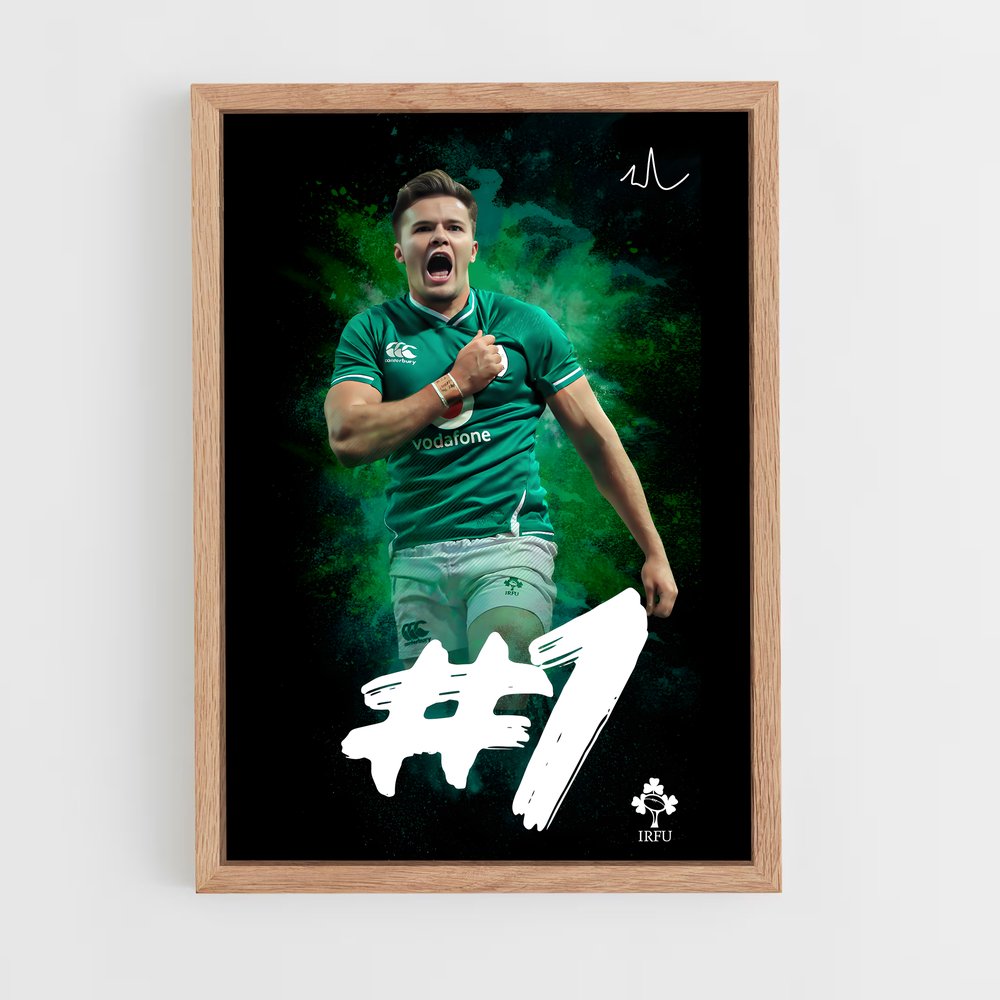 Poster Rugby Irlandais #1 (vue 4)
