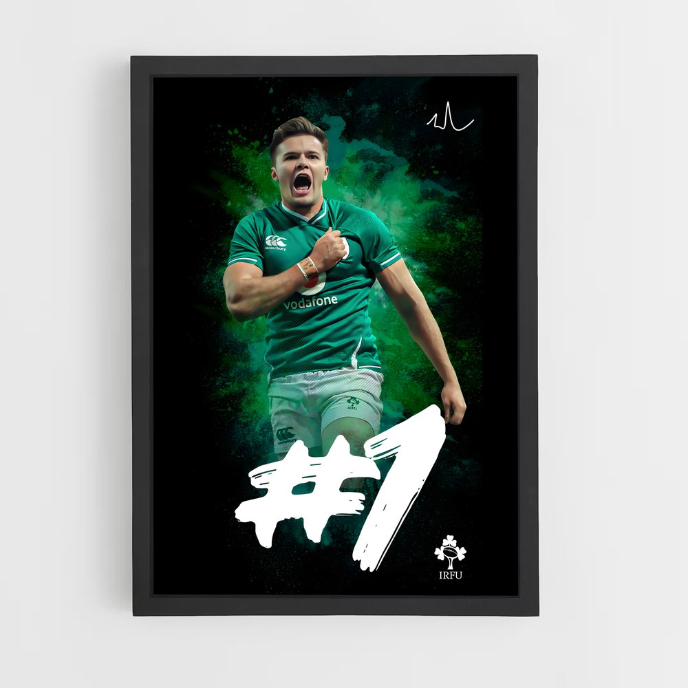 Poster Rugby Irlandais #1 (vue 2)