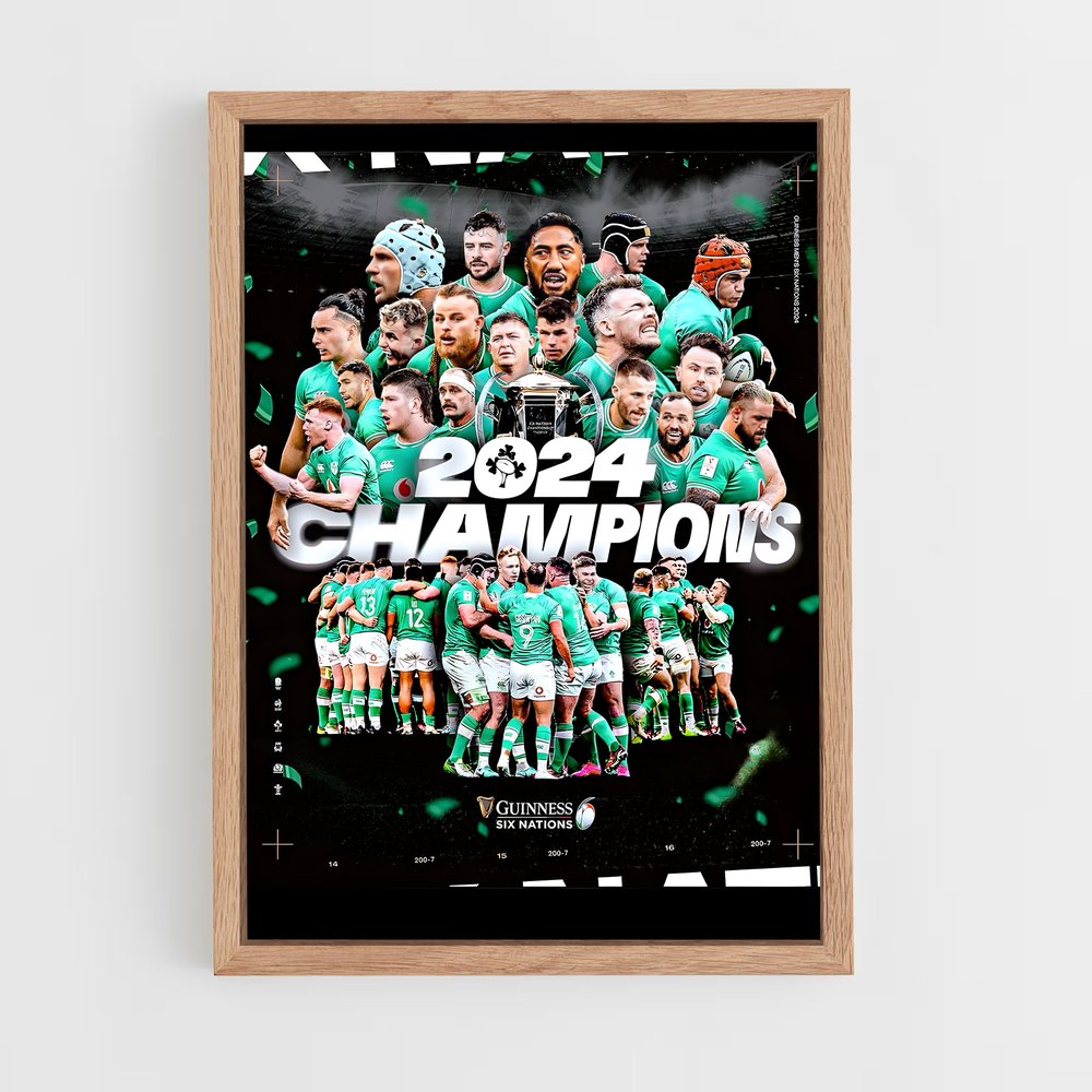 Poster Champions Rugby 2024 (vue 4)