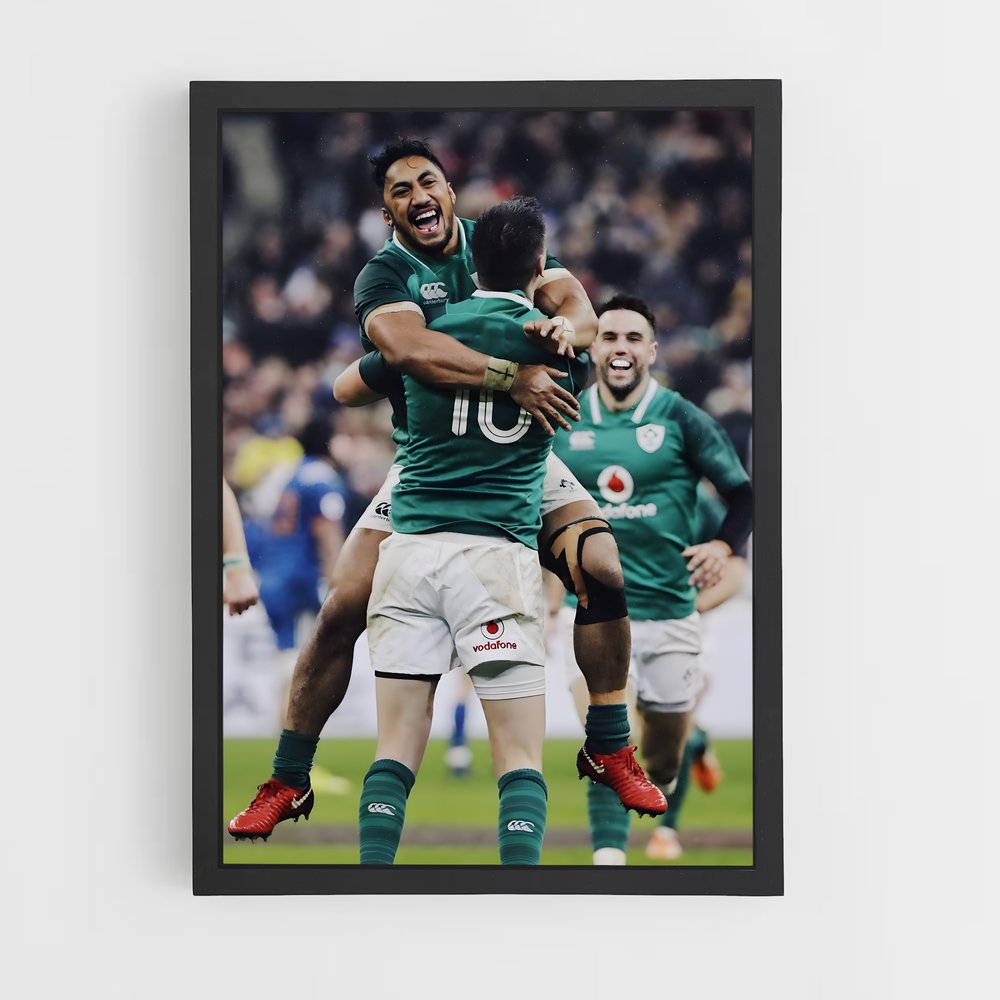 Poster Victoire Rugby Irlande (vue 2)