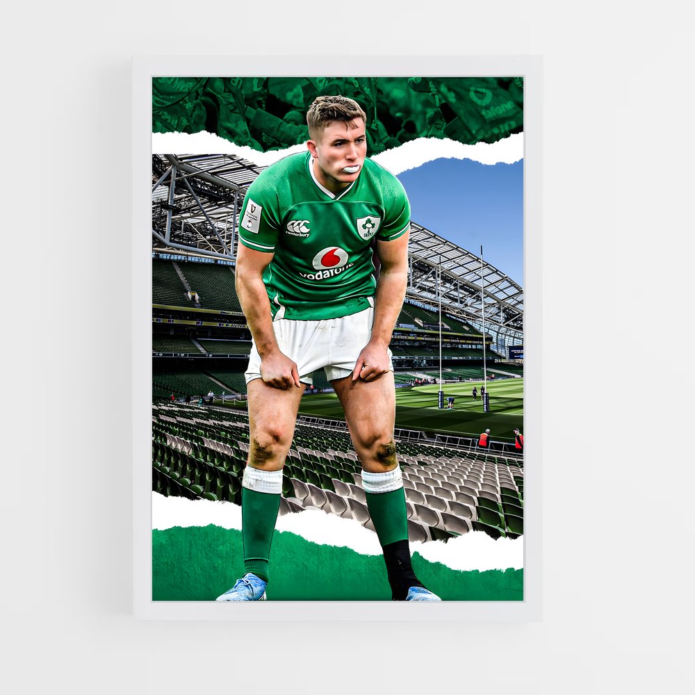 Poster Rugby Irlandaise Passion (vue 3)