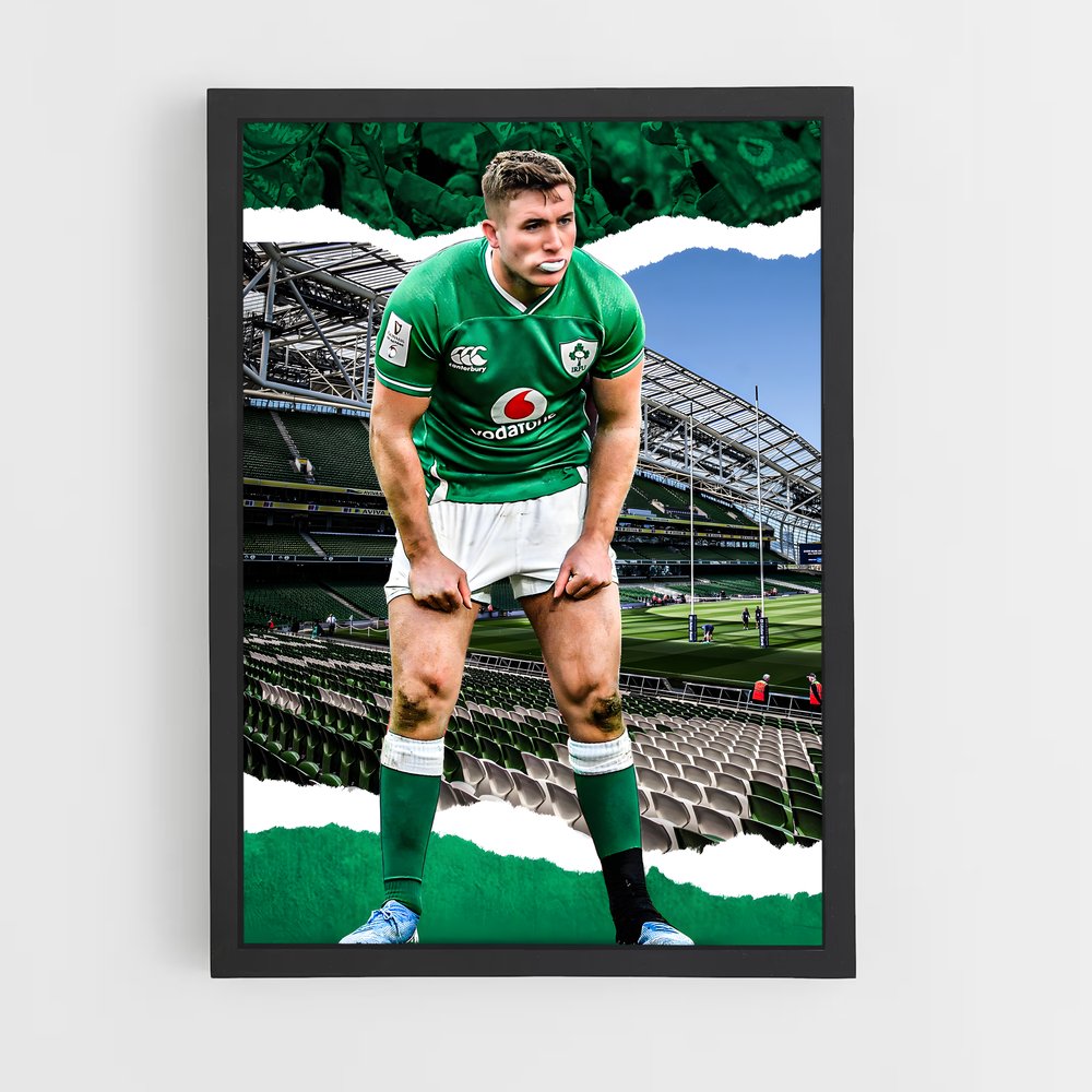 Poster Rugby Irlandaise Passion (vue 2)