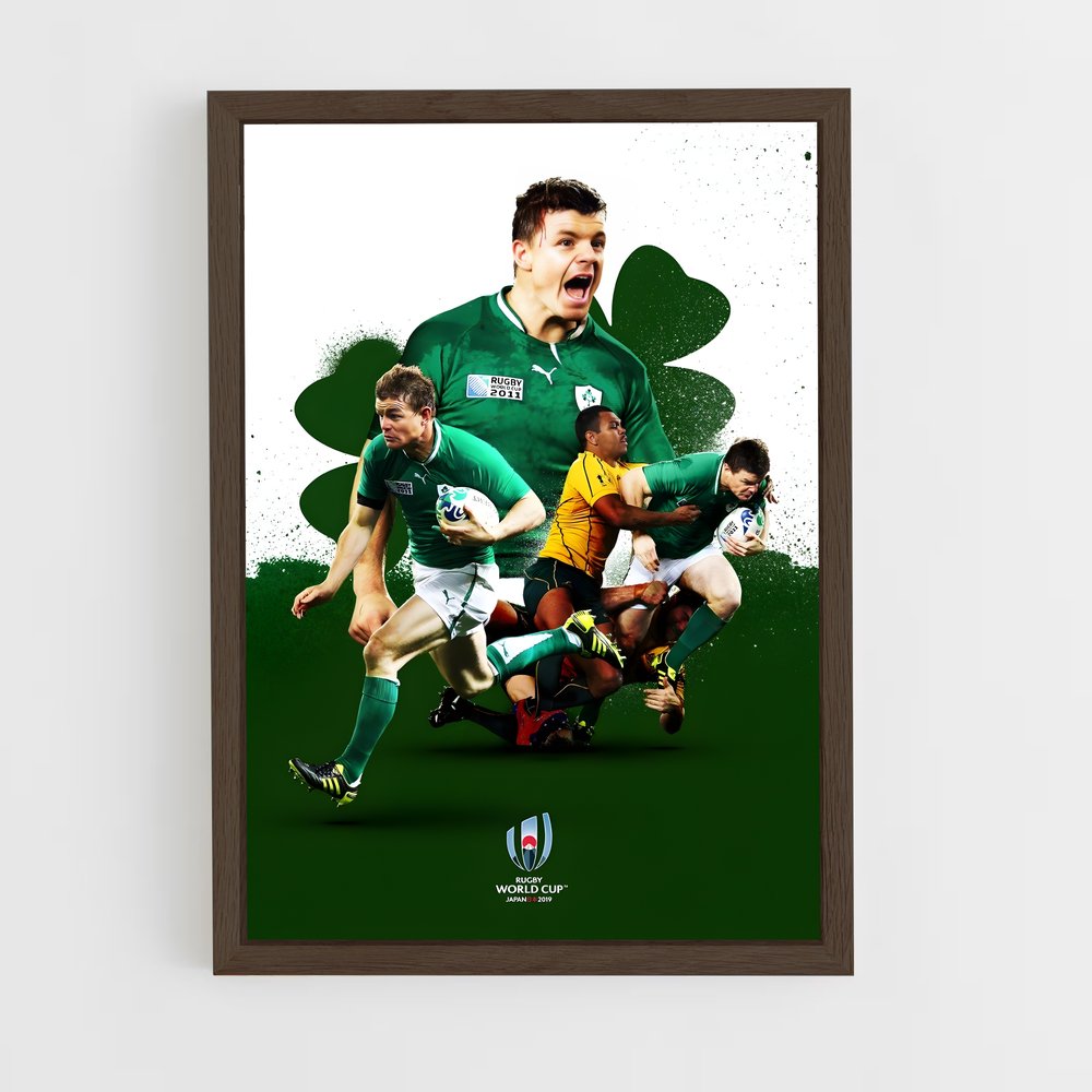 Poster Rugby Irlandais Passion (vue 5)