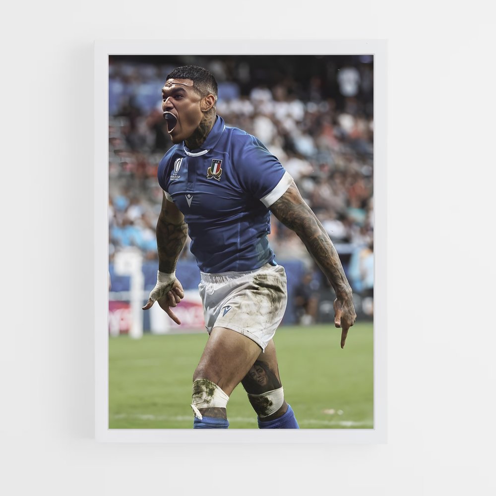 Poster Fierté Italienne Rugby (vue 3)