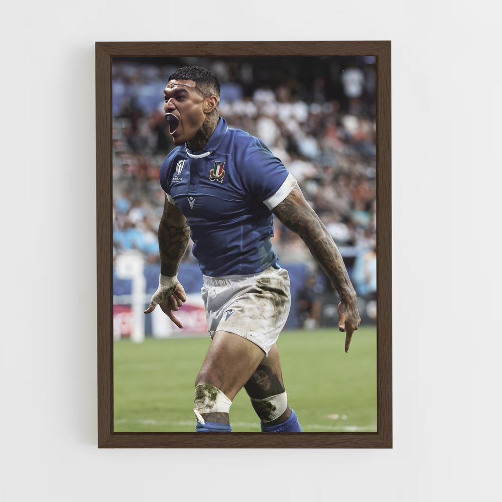 Poster Fierté Italienne Rugby (vue 5)