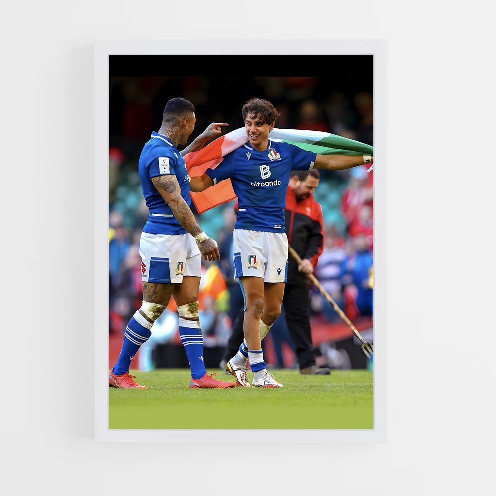 Poster Esprit Rugby Italia (vue 3)