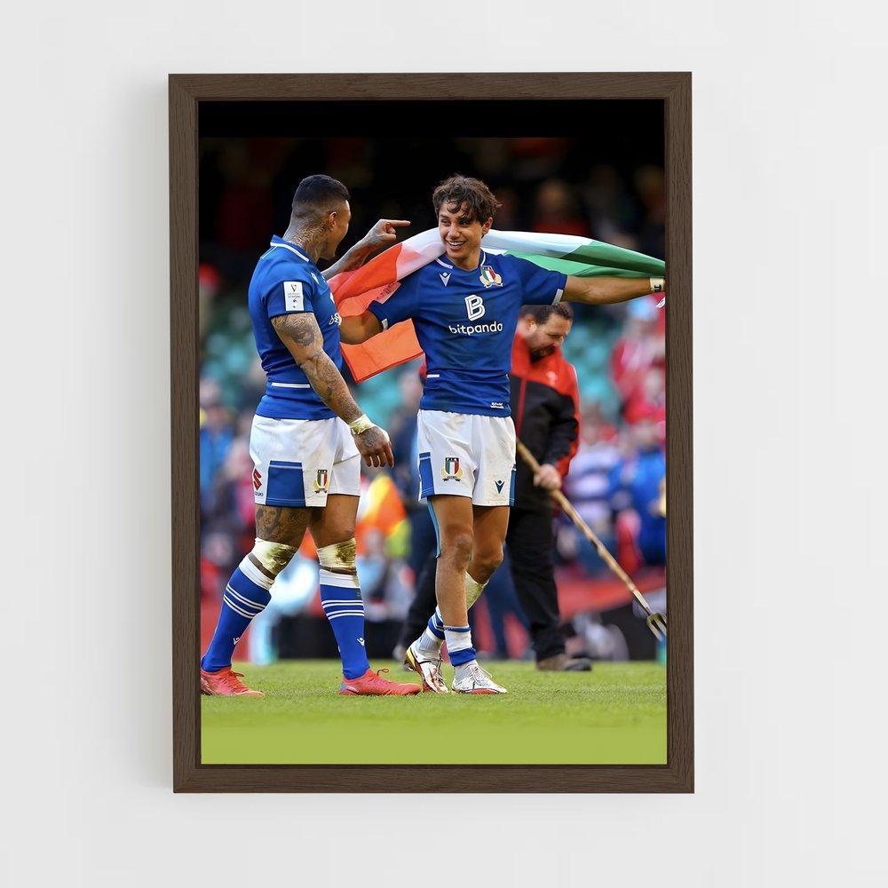 Poster Esprit Rugby Italia (vue 5)