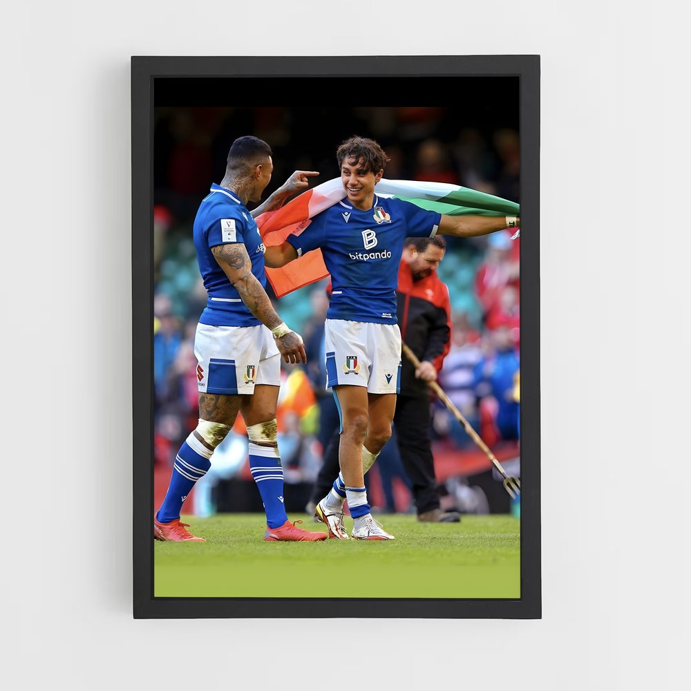 Poster Esprit Rugby Italia (vue 2)