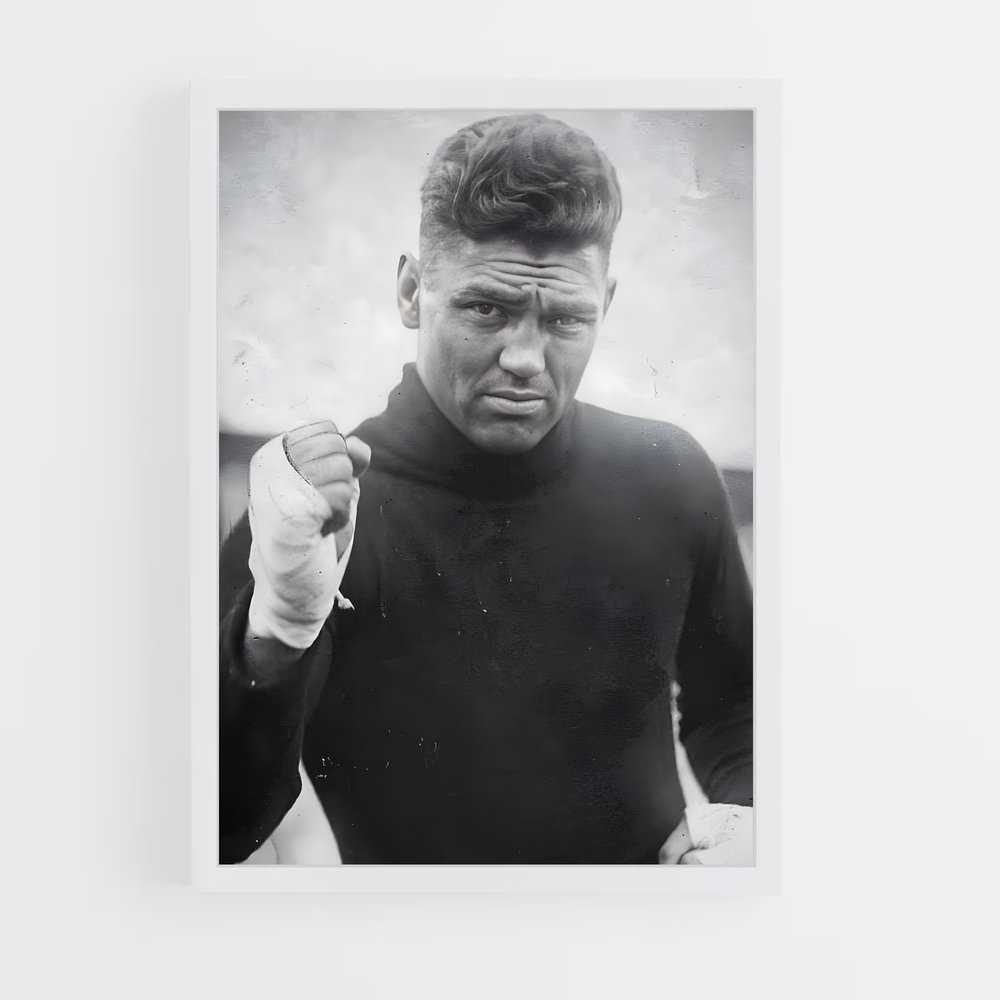 Poster Jack Dempsey Boxe (vue 3)