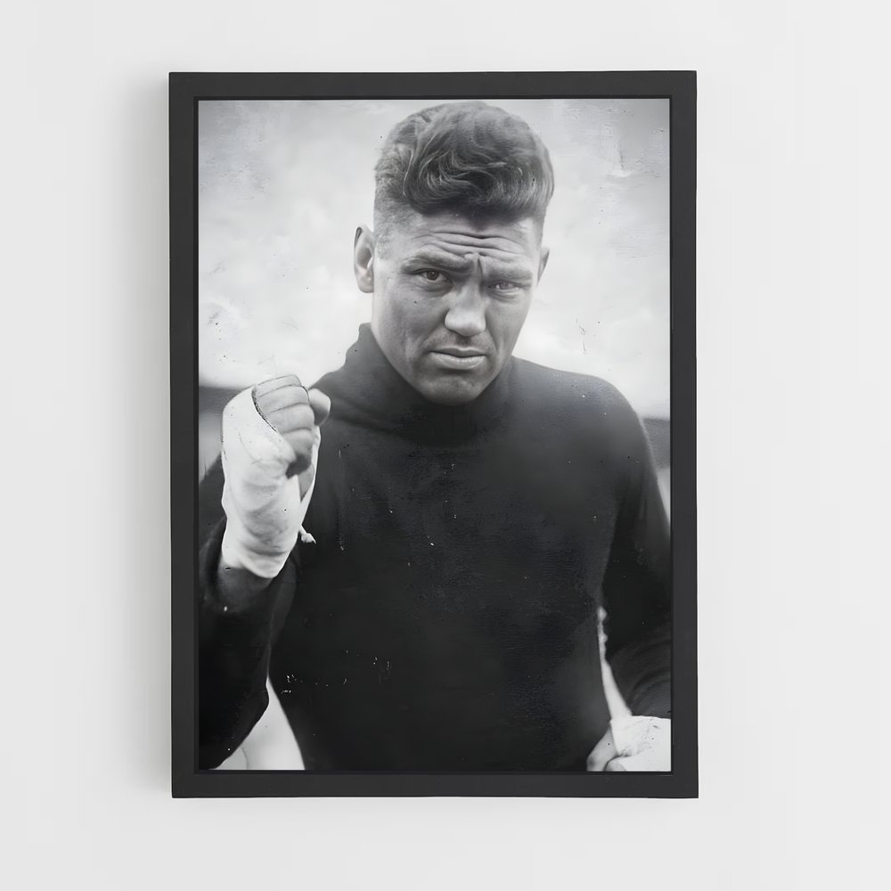 Poster Jack Dempsey Boxe (vue 2)