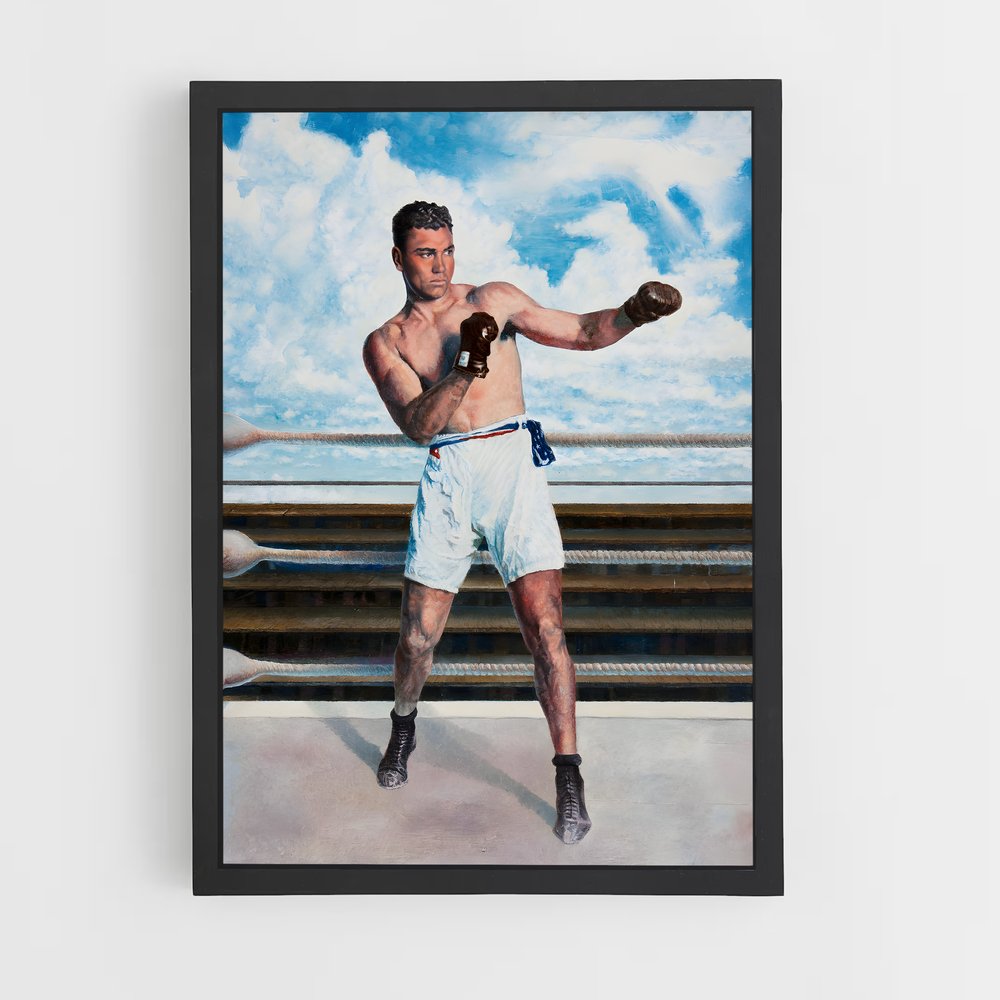 Poster Jack Dempsey Combat – affiche Boxe (vue 2)