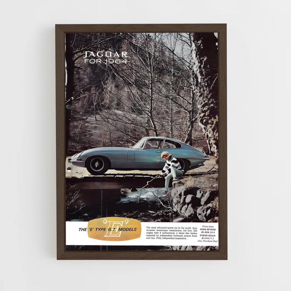 Poster Jaguar Évasion Vintage (vue 5)