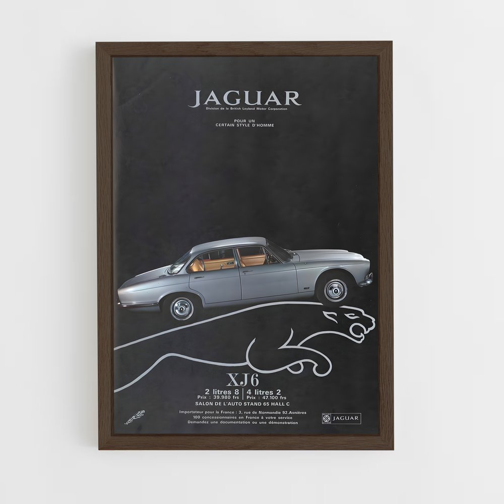 Poster Jaguar XJ6 Classic (vue 5)
