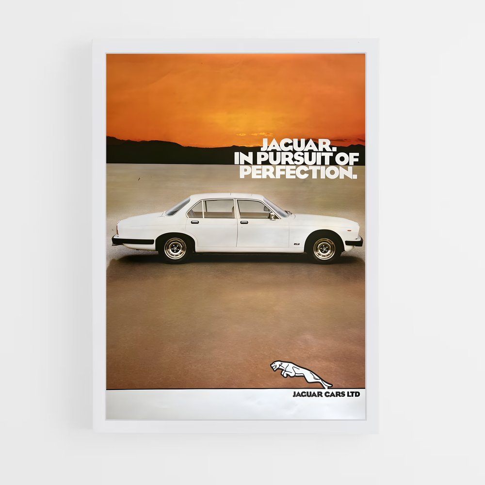 Poster Perfection en Poursuite – affiche Jaguar (vue 3)