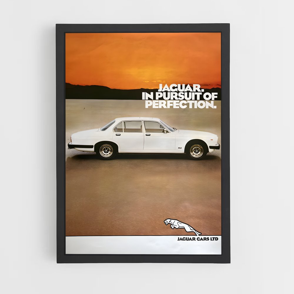 Poster Perfection en Poursuite – affiche Jaguar (vue 2)