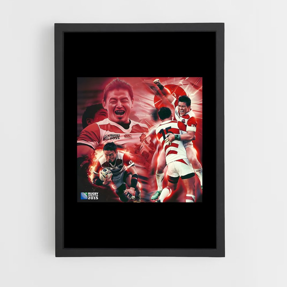 Poster Rugby Japonais Passion (vue 2)