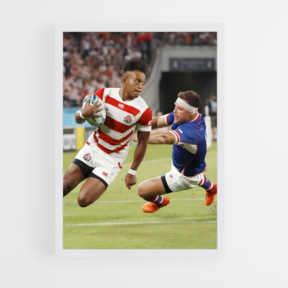 Poster Rugby Japonais Action (vue 3)
