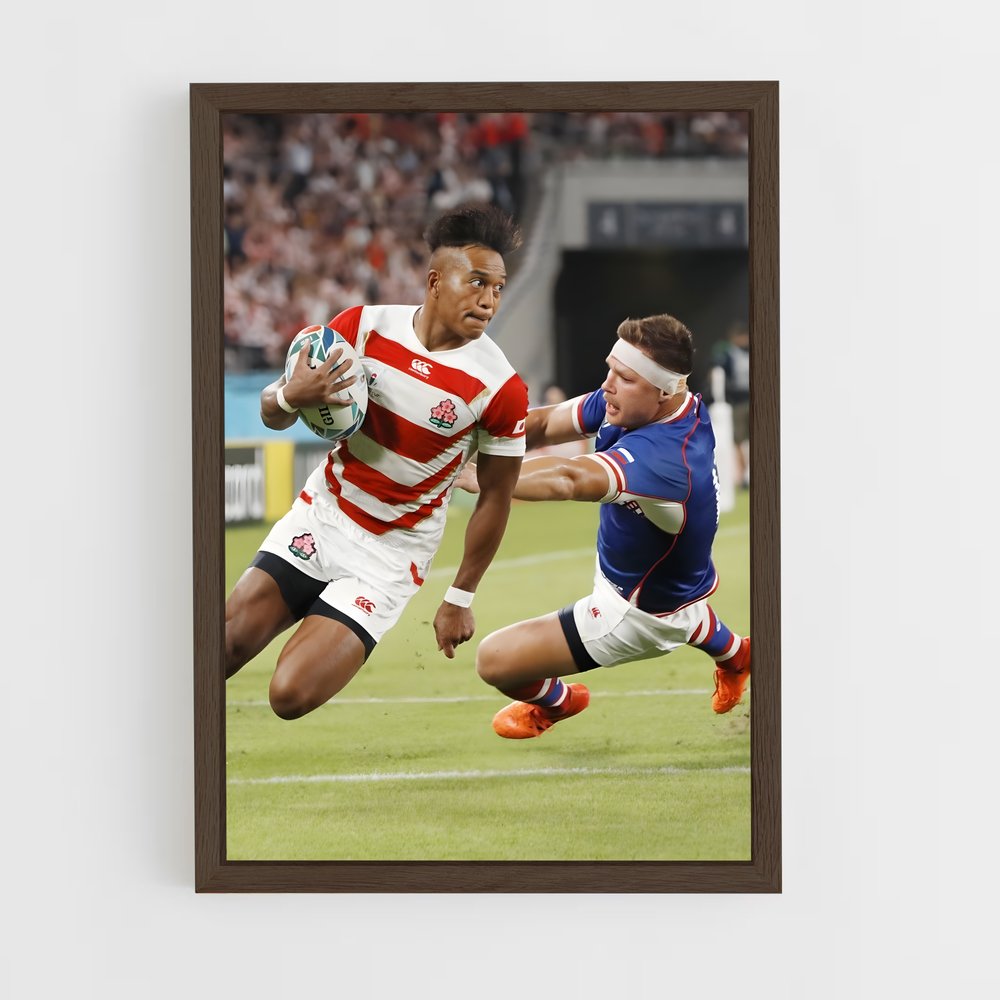 Poster Rugby Japonais Action (vue 5)