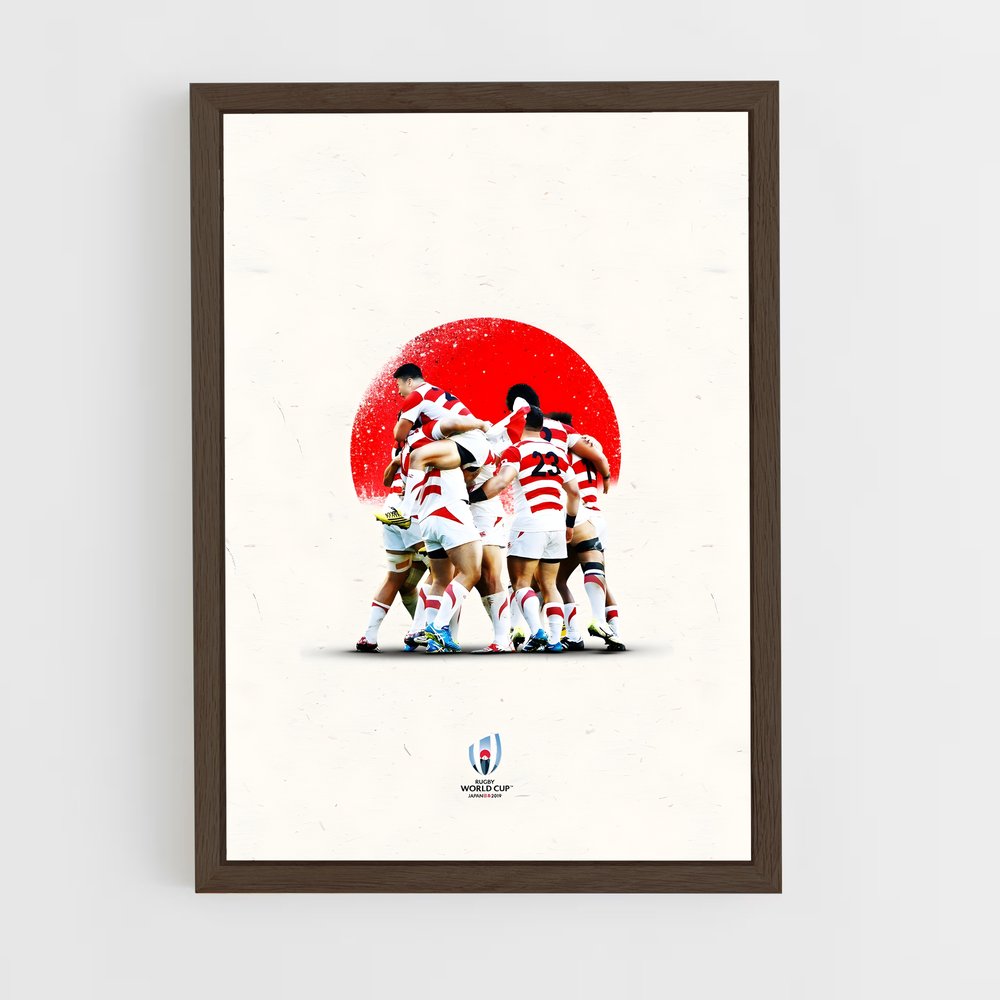 Poster Triomphe Japonais – affiche Rugby (vue 5)