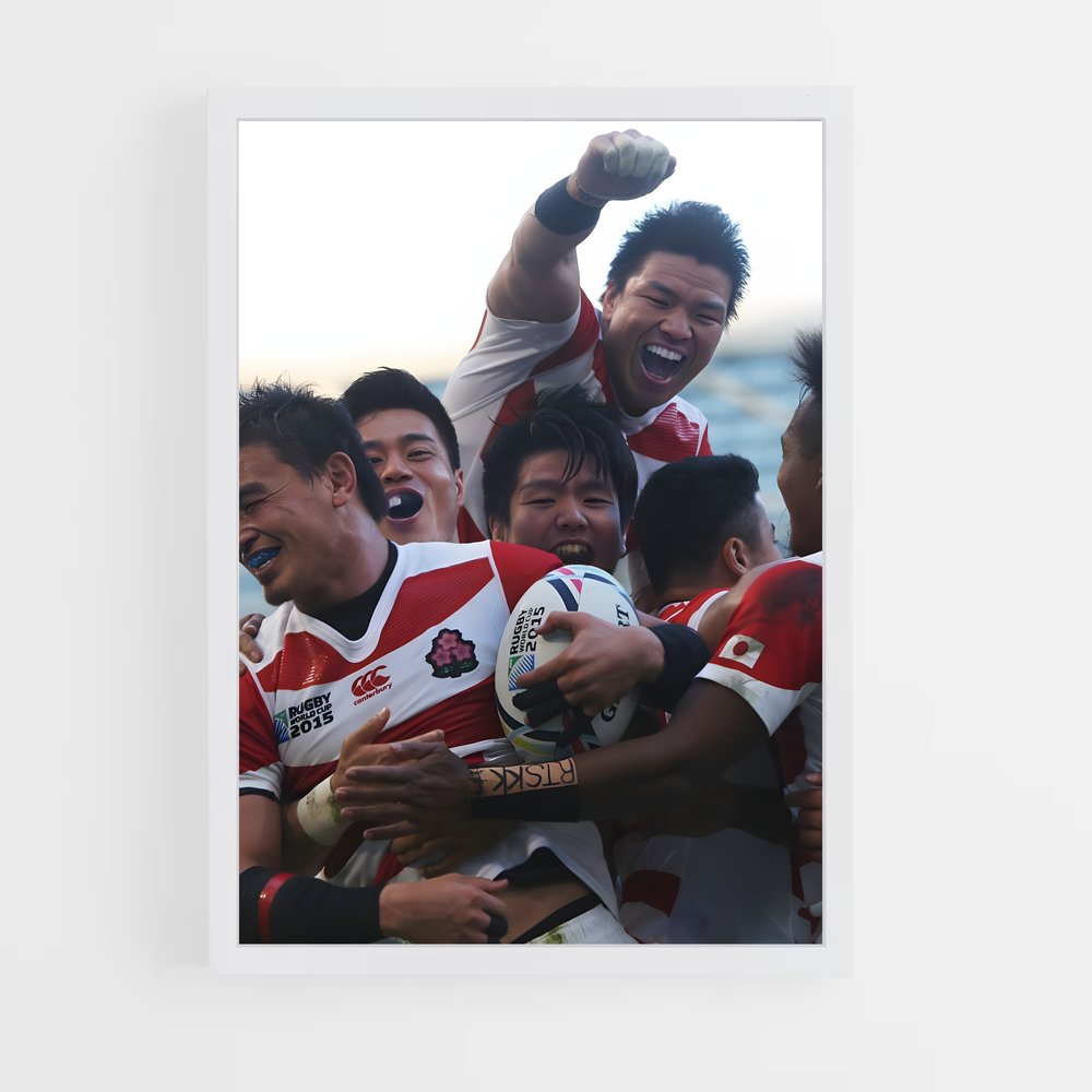 Poster Victoire Rugby Japon (vue 3)