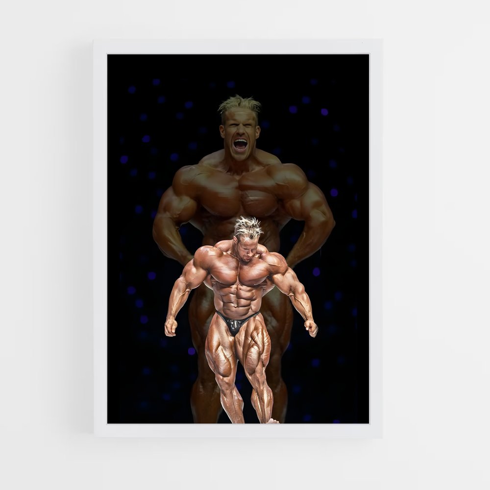 Poster Puissance Hérculéenne – affiche Musculation (vue 3)