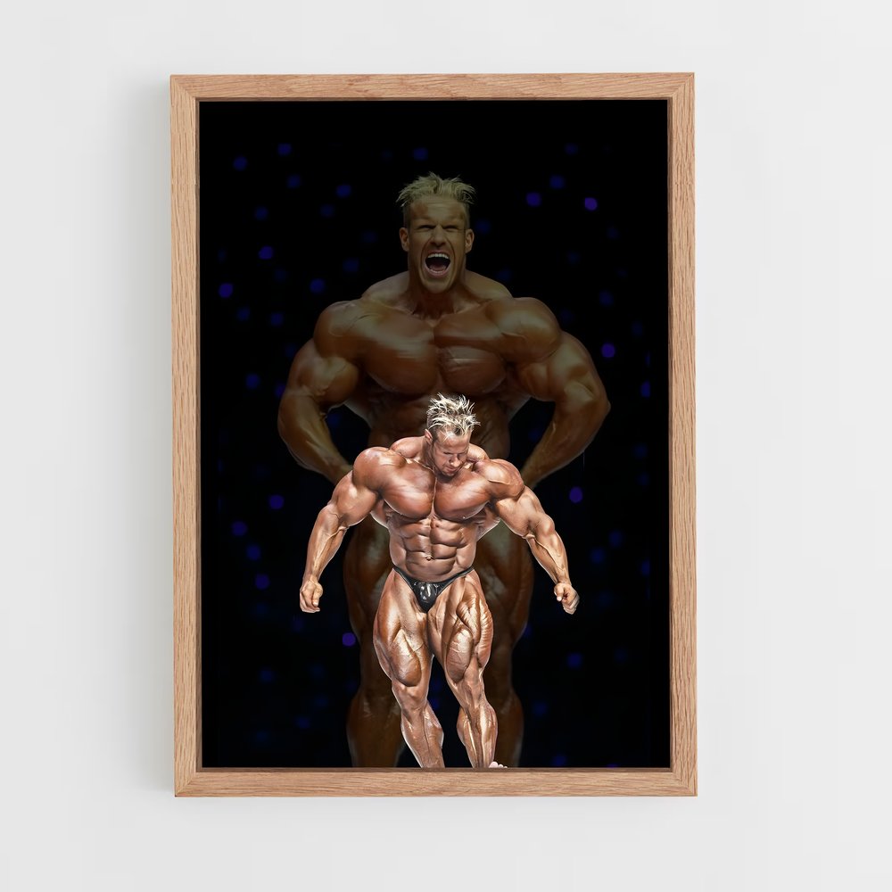 Poster Puissance Hérculéenne – affiche Musculation (vue 4)