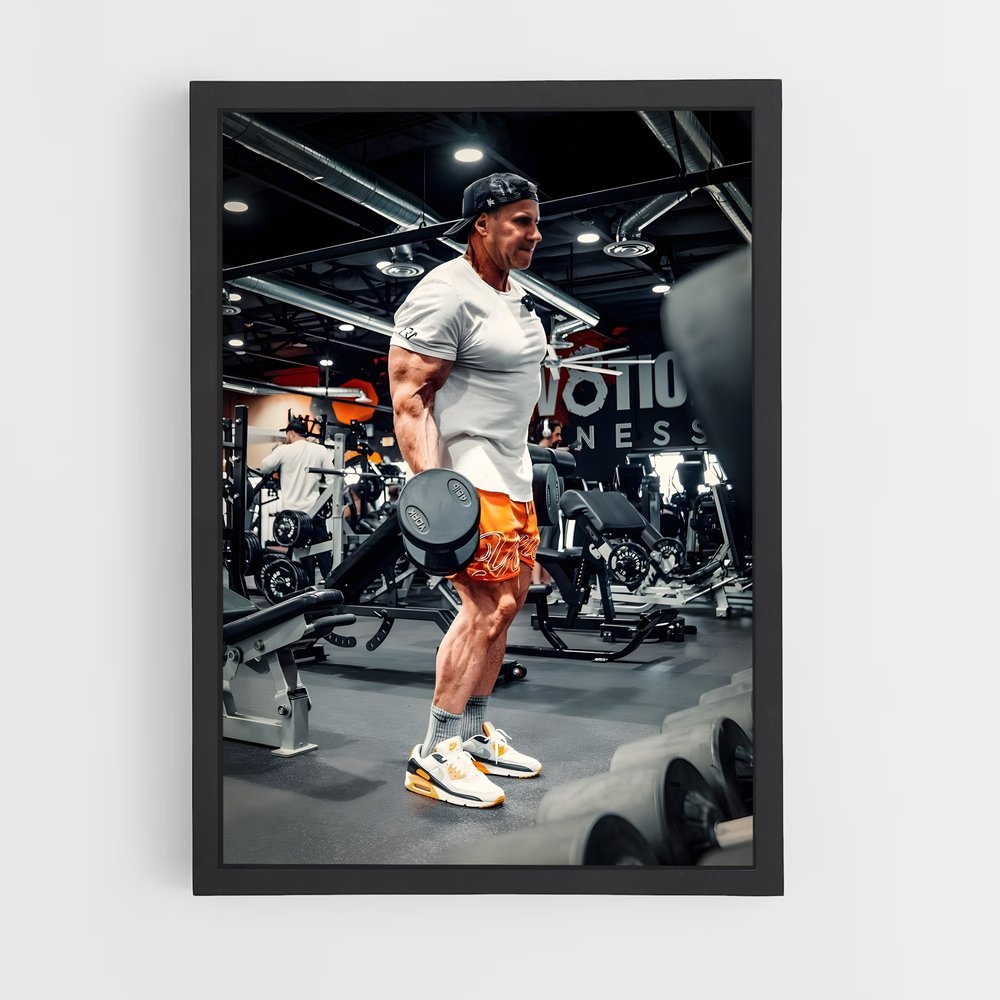 Poster Musculation Intensité (vue 2)