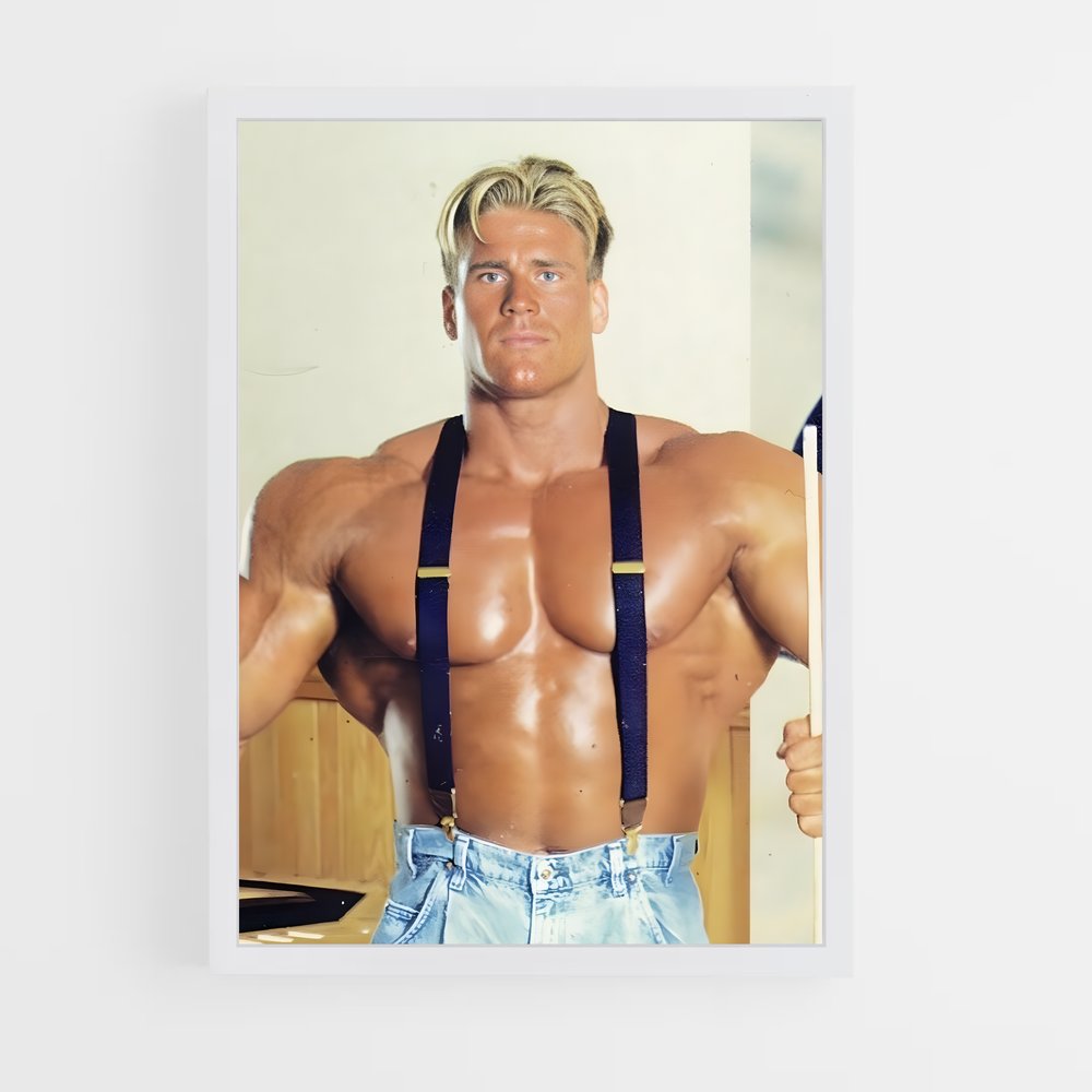 Poster Muscle Vintage – affiche Musculation (vue 3)