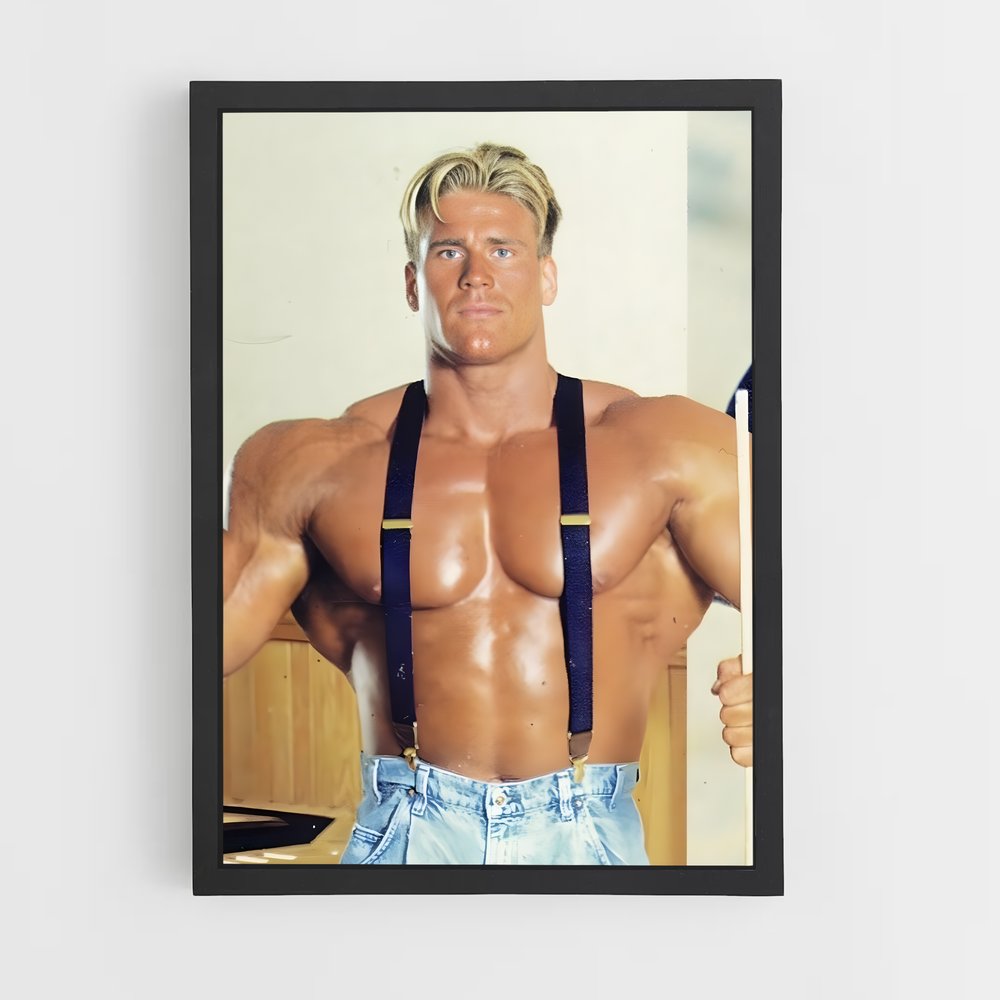 Poster Muscle Vintage – affiche Musculation (vue 2)