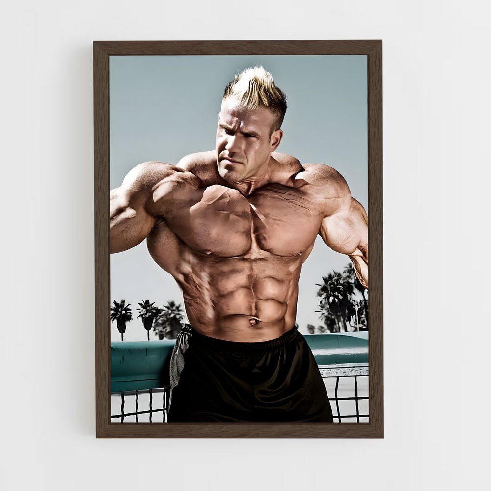 Poster Bodybuilder Beach – affiche Musculation (vue 5)
