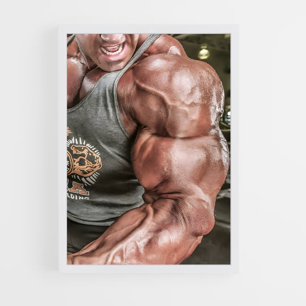Poster Force Sculptée – affiche Musculation (vue 3)