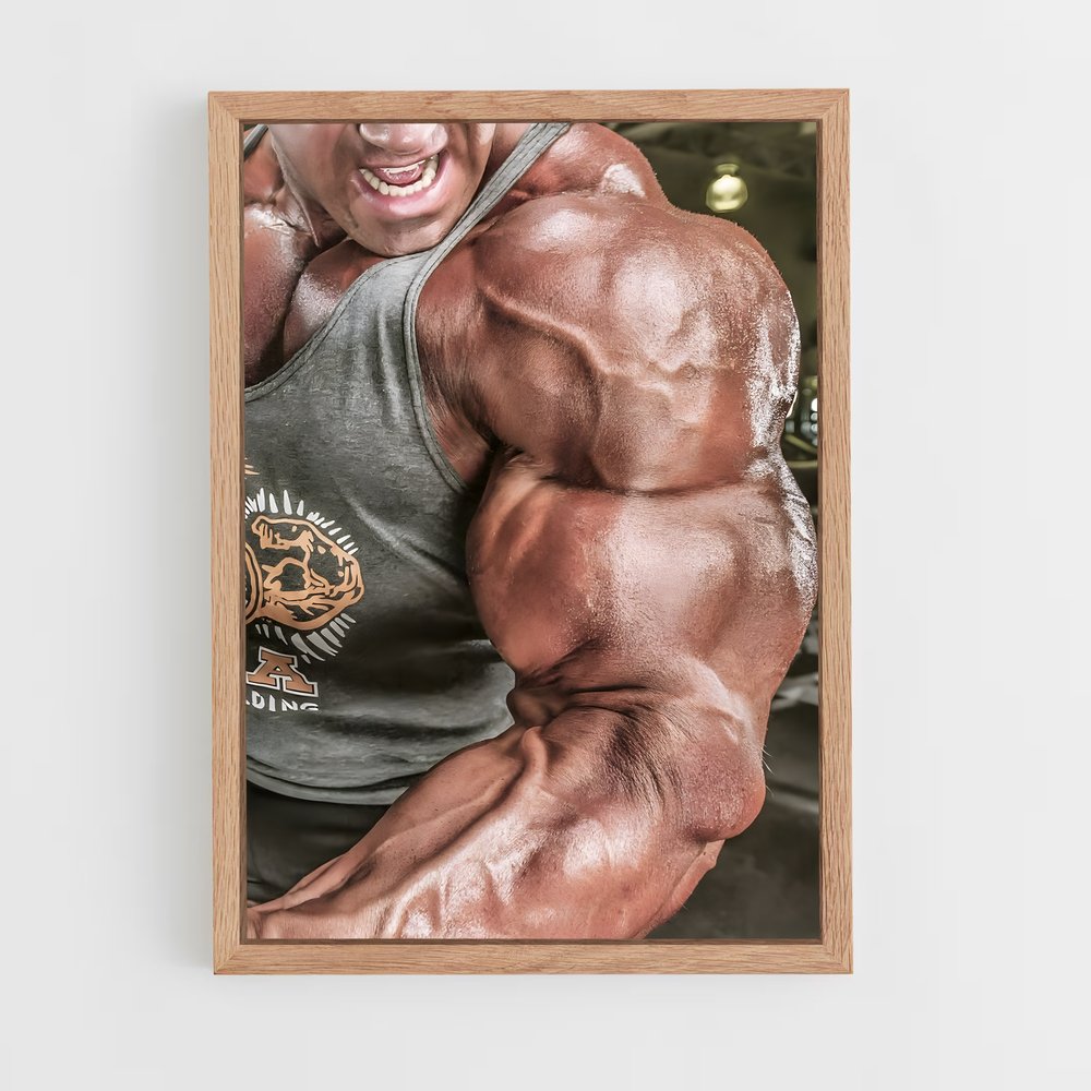 Poster Force Sculptée – affiche Musculation (vue 4)