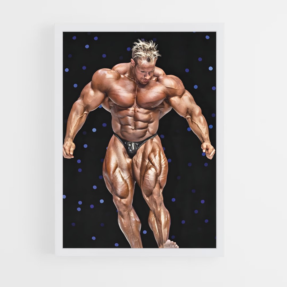 Poster Athlète Musculation (vue 3)