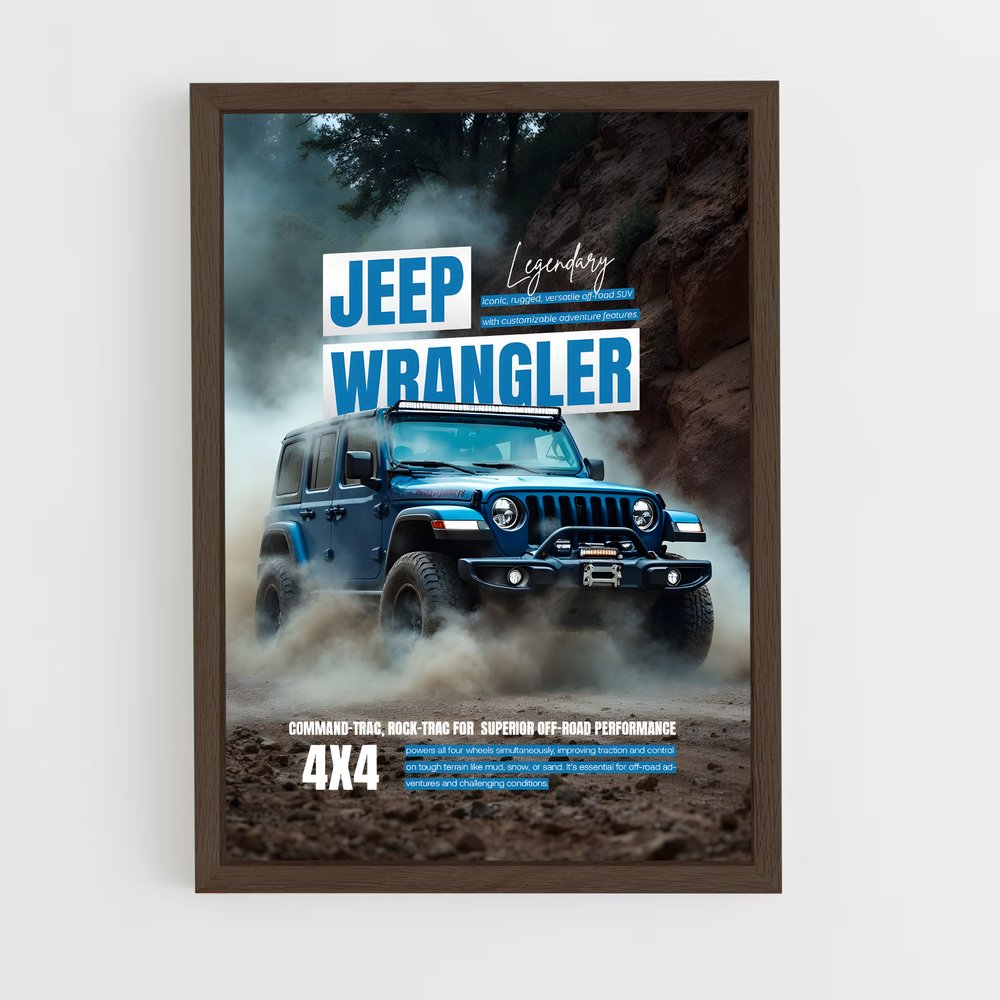 Poster Wrangler Aventure – affiche Jeep (vue 5)