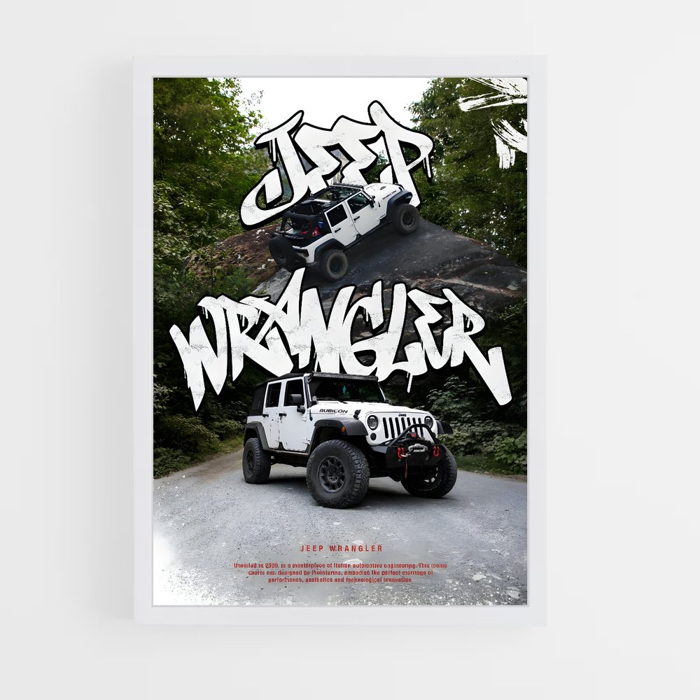 Poster Évasion 4x4 – affiche Jeep (vue 3)