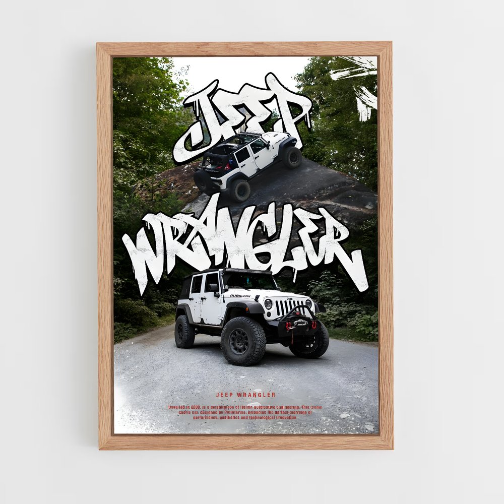 Poster Évasion 4x4 – affiche Jeep (vue 4)