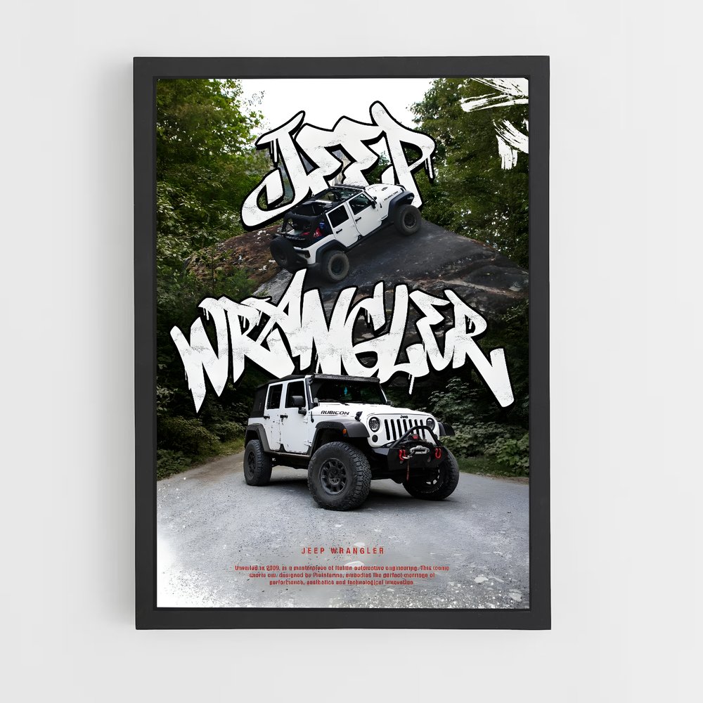 Poster Évasion 4x4 – affiche Jeep (vue 2)
