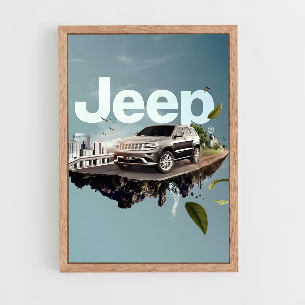 Poster Aventure Flottante – affiche Jeep (vue 4)