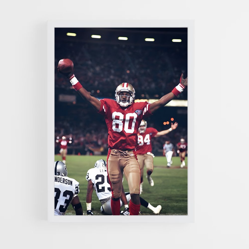 Poster Victoire Touchdown – affiche Football US (vue 3)