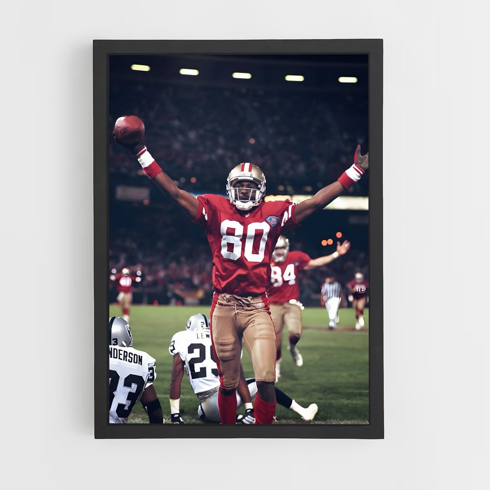 Poster Victoire Touchdown – affiche Football US (vue 2)