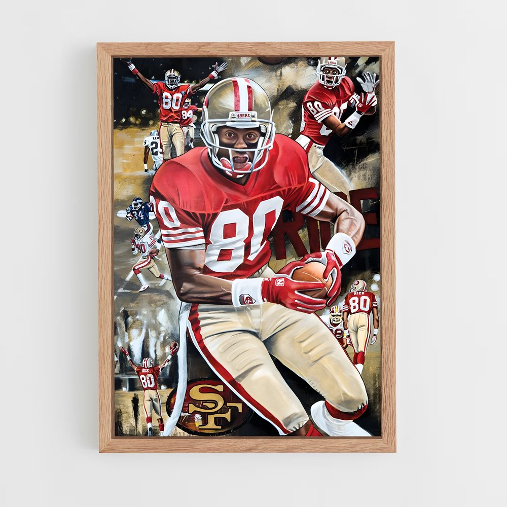 Poster Légende du Touchdown – affiche Football US (vue 4)