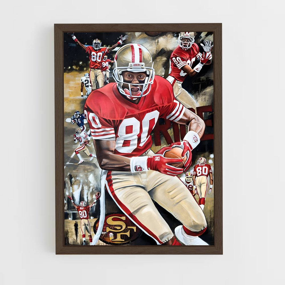 Poster Légende du Touchdown – affiche Football US (vue 5)