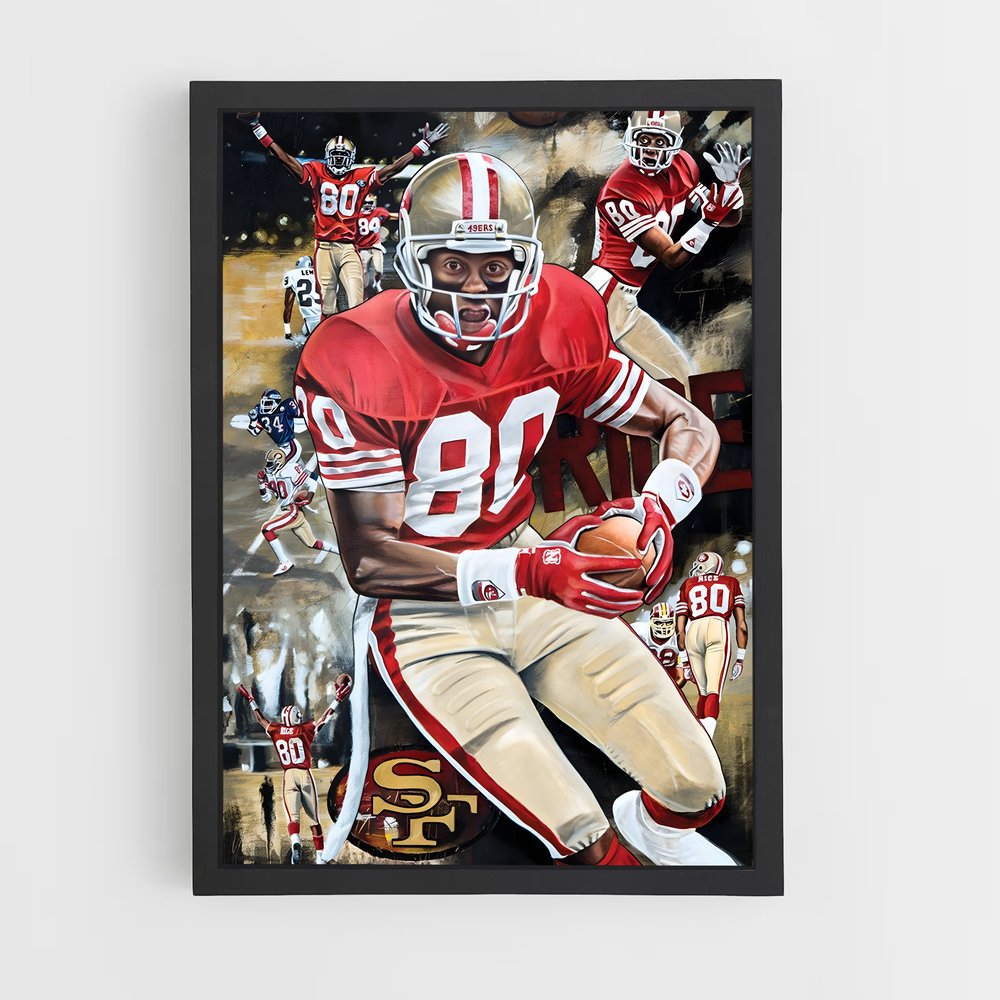 Poster Légende du Touchdown – affiche Football US (vue 2)